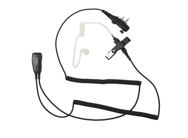 ProEquip akustisk øreplugg to-tråd Icom LA