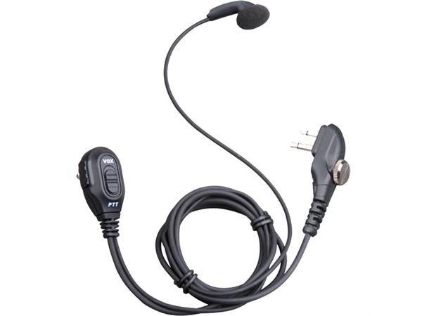 Hytera hodesett m/ørepropp til PD4-/5-serien/BD6-serien/TC-610
