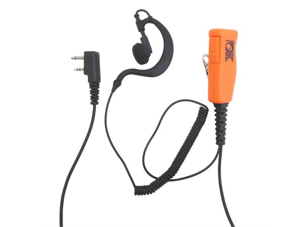 ProEquip PRO-P600L, orange Earhanger and palm mic