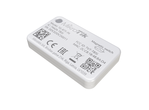 Mikrotik Indoor Bluetooth tag BLE 5.2 Tag with accelerometer