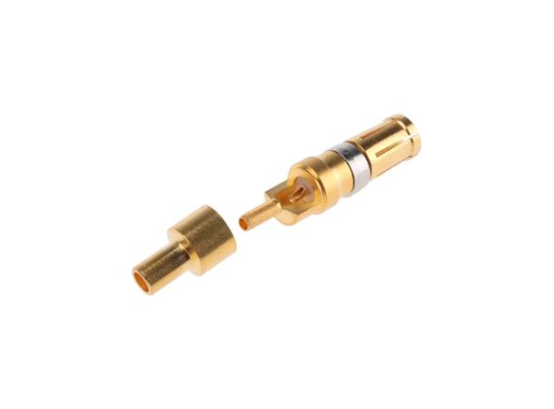 RS PRO Female Solder D-Sub Connector Gold over Nickel Coaxial Contact